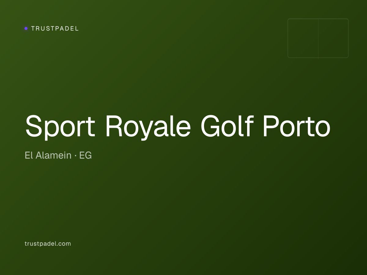 Sport Royale Golf Porto padel club