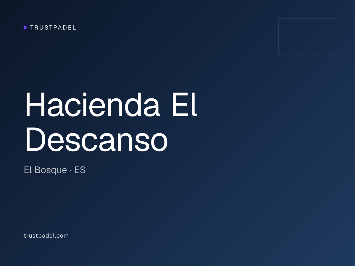 Hacienda El Descanso padel club