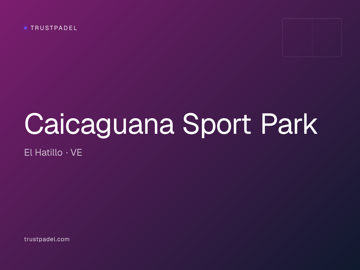 Caicaguana Sport Park padel club