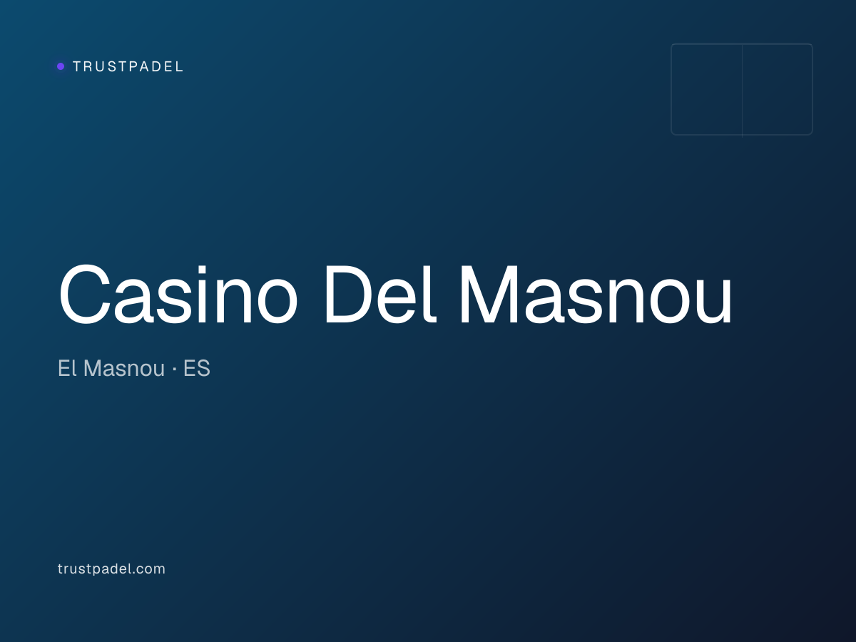 Casino Del Masnou padel club