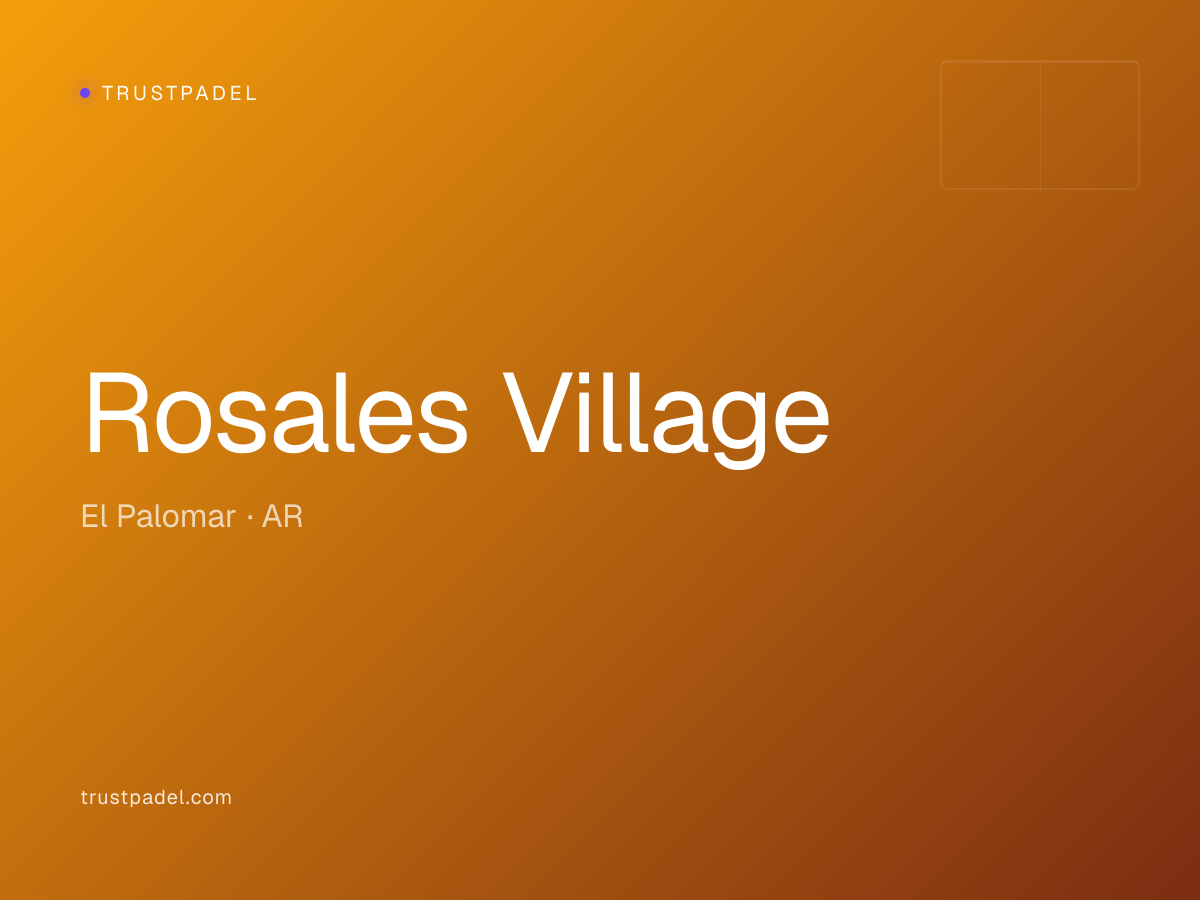 Rosales Village padel club