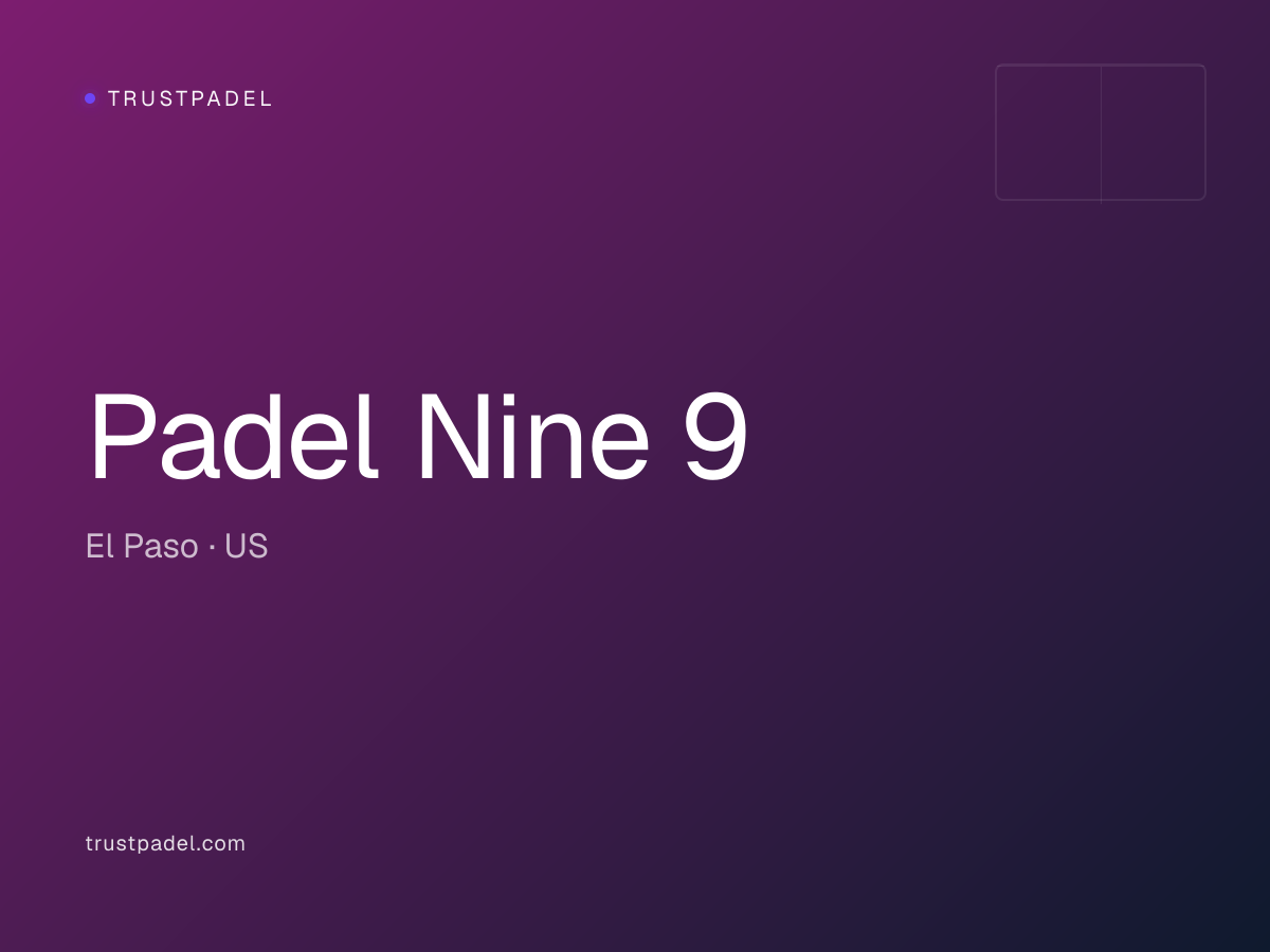 Padel Nine 9 padel club