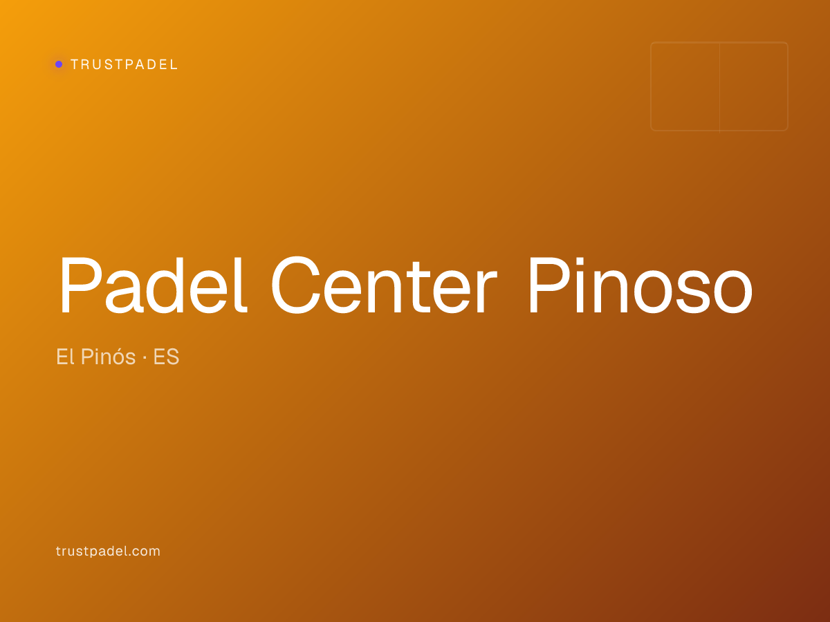Padel Center Pinoso padel club