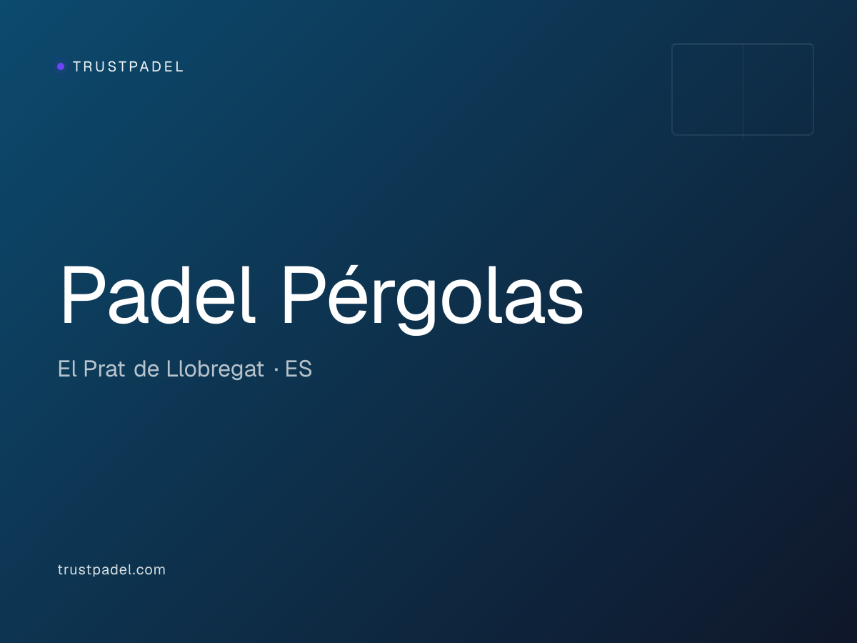 Padel Pérgolas padel club