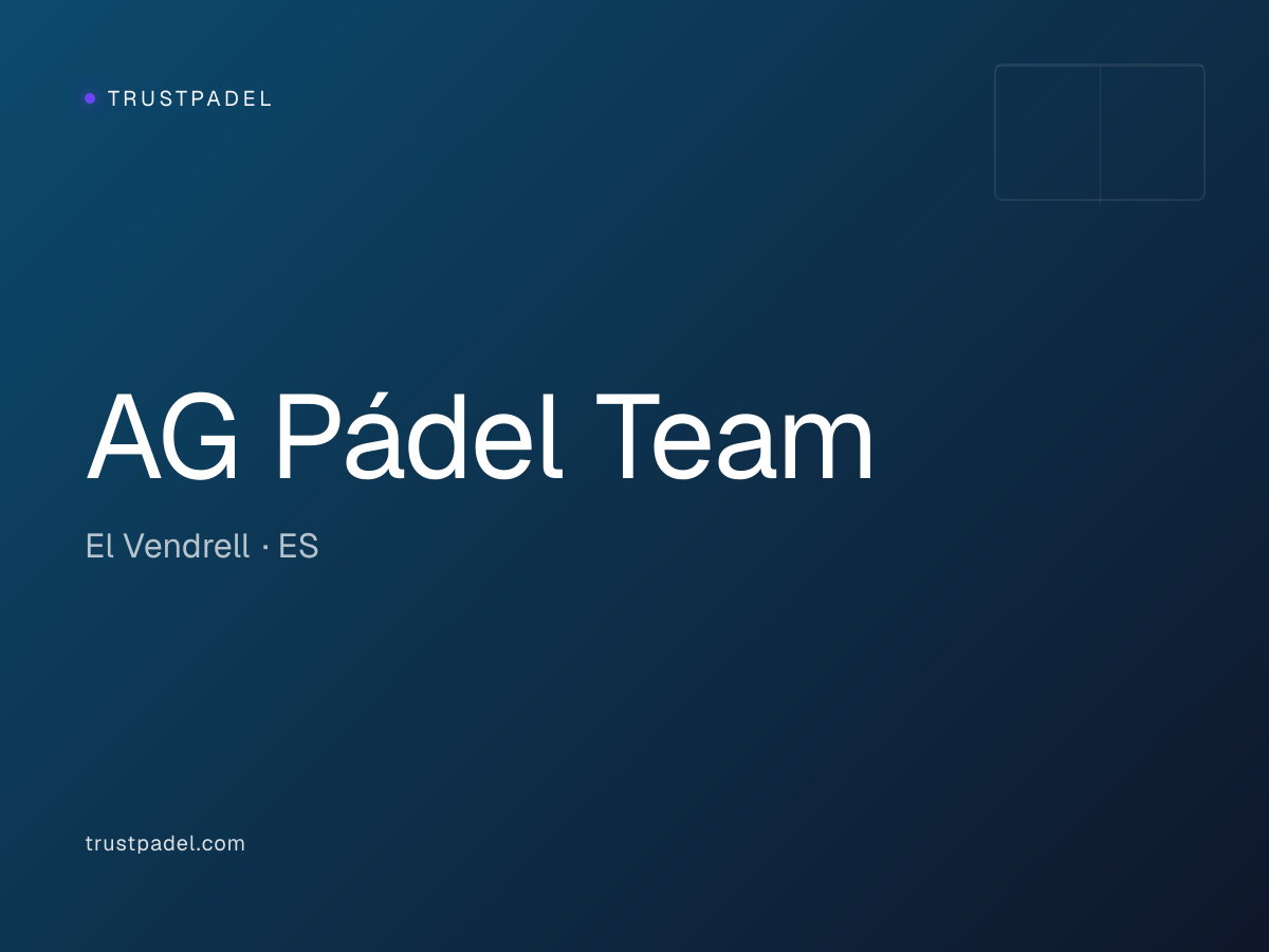 AG Pádel Team padel club