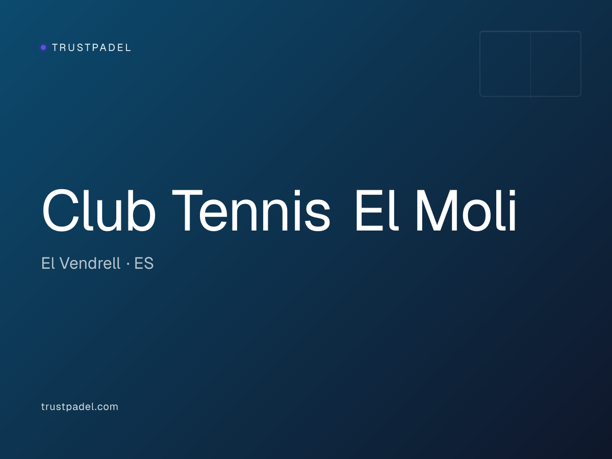 Club Tennis El Moli padel club