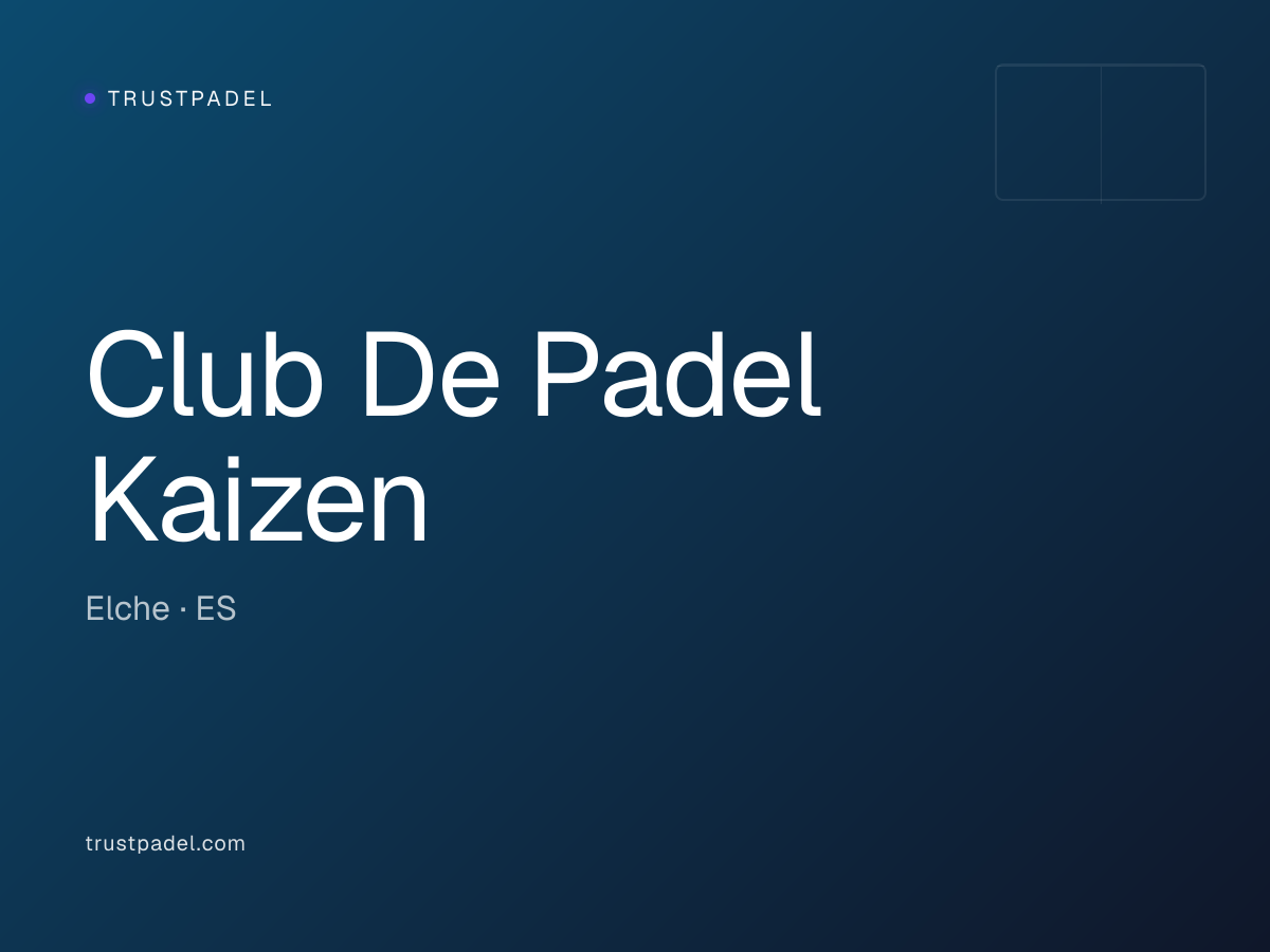 Club De Padel Kaizen padel club