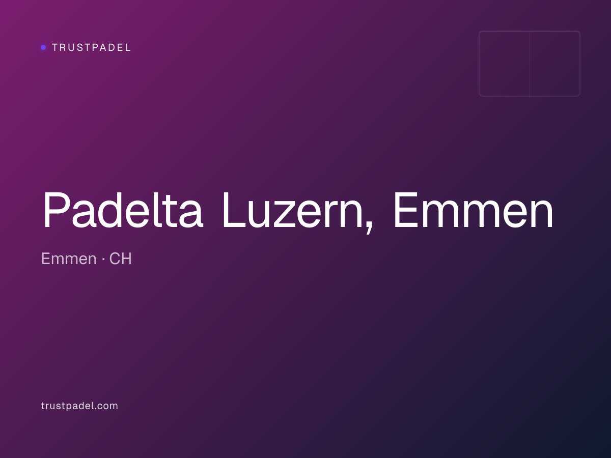 Padelta Luzern, Emmen padel club