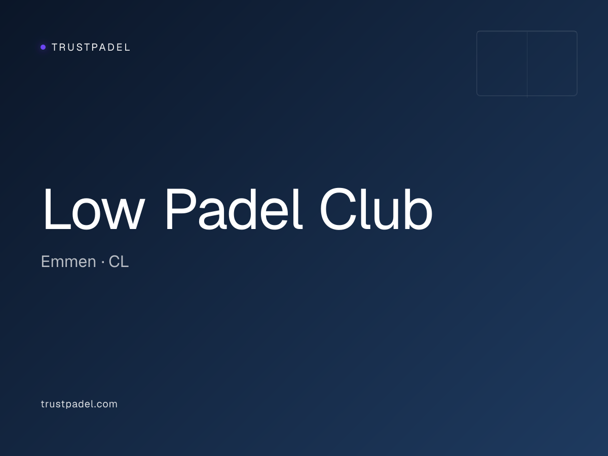 Low Padel Club padel club