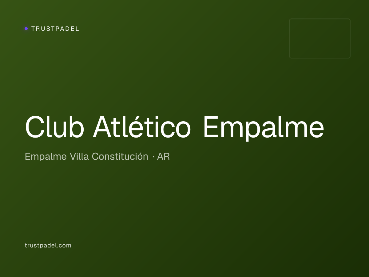 Club Atlético Empalme padel club