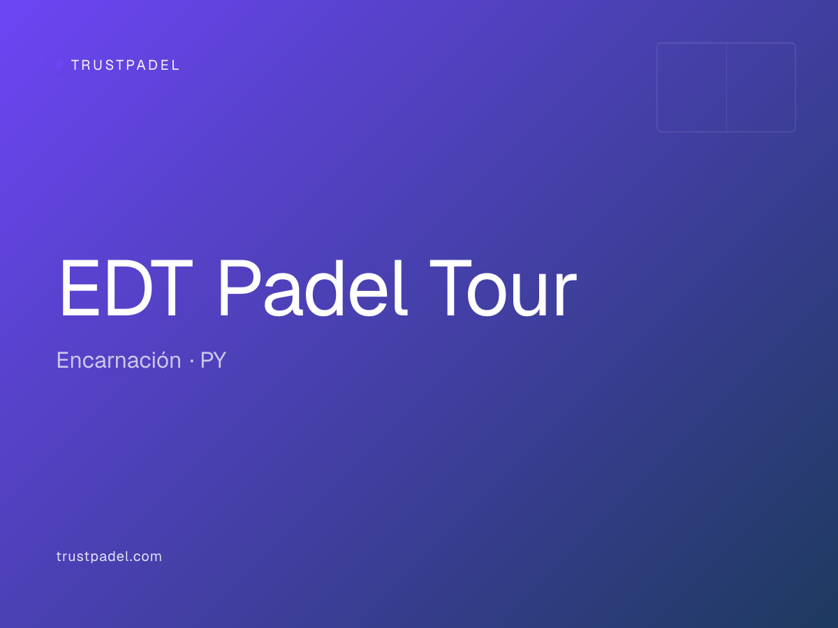 EDT Padel Tour padel club