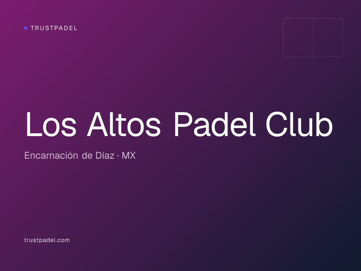 Los Altos Padel Club padel club