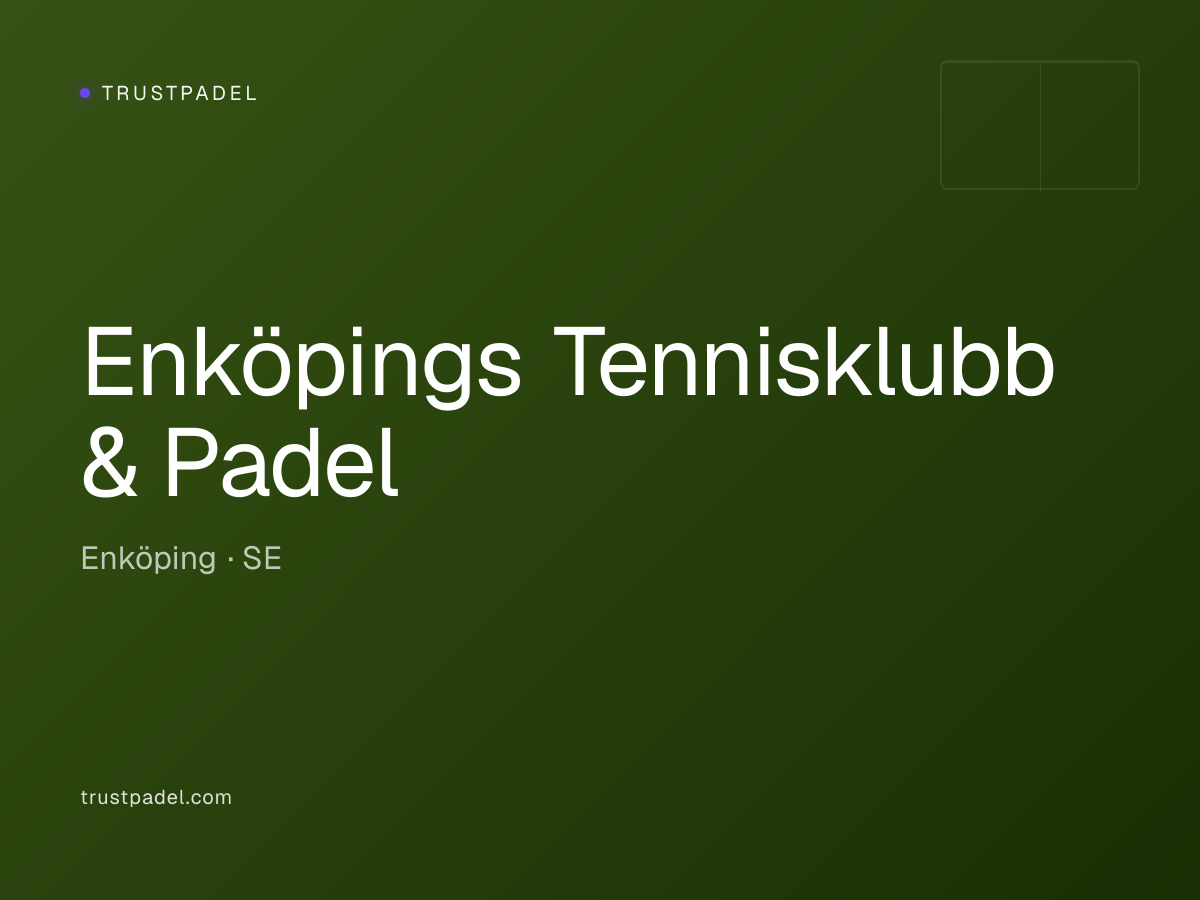 Enköpings Tennisklubb & Padel padel club