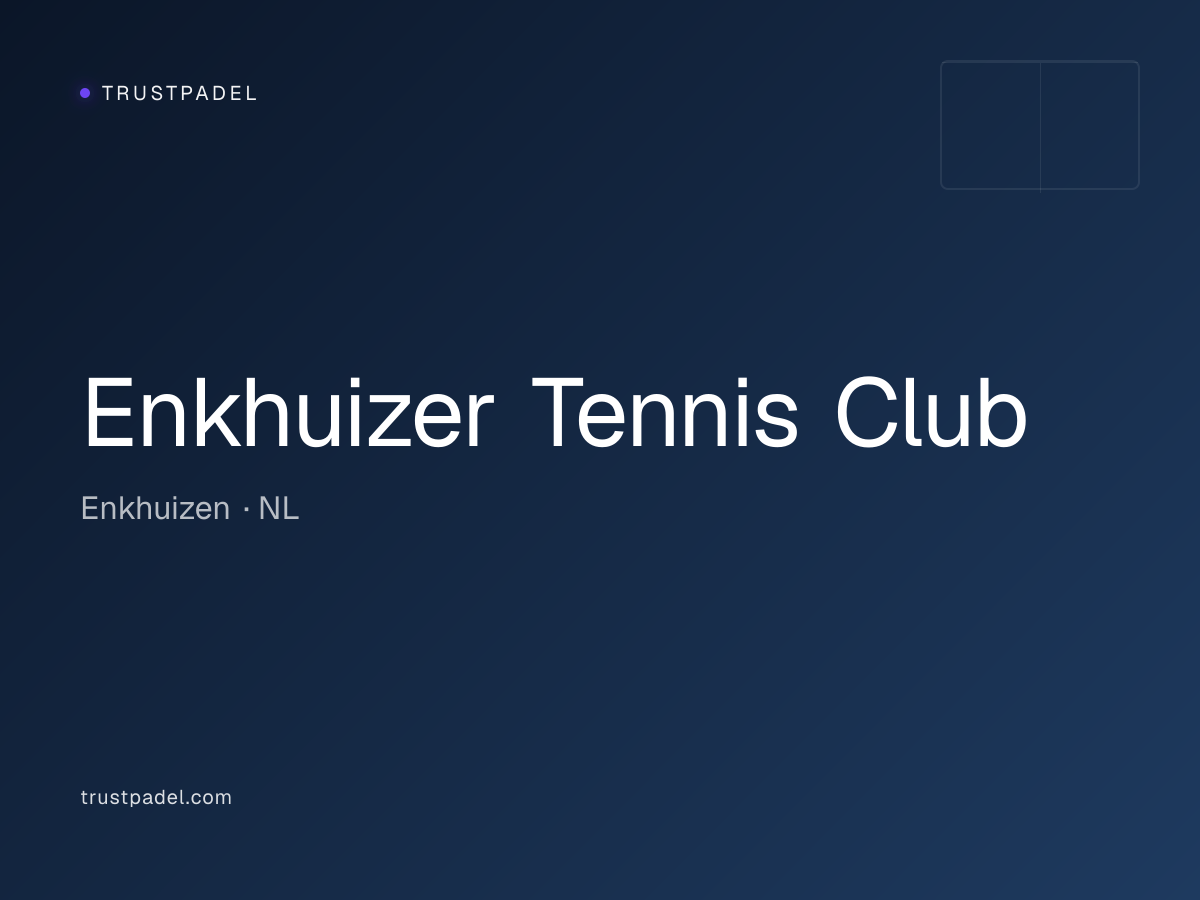Enkhuizer Tennis Club padel club