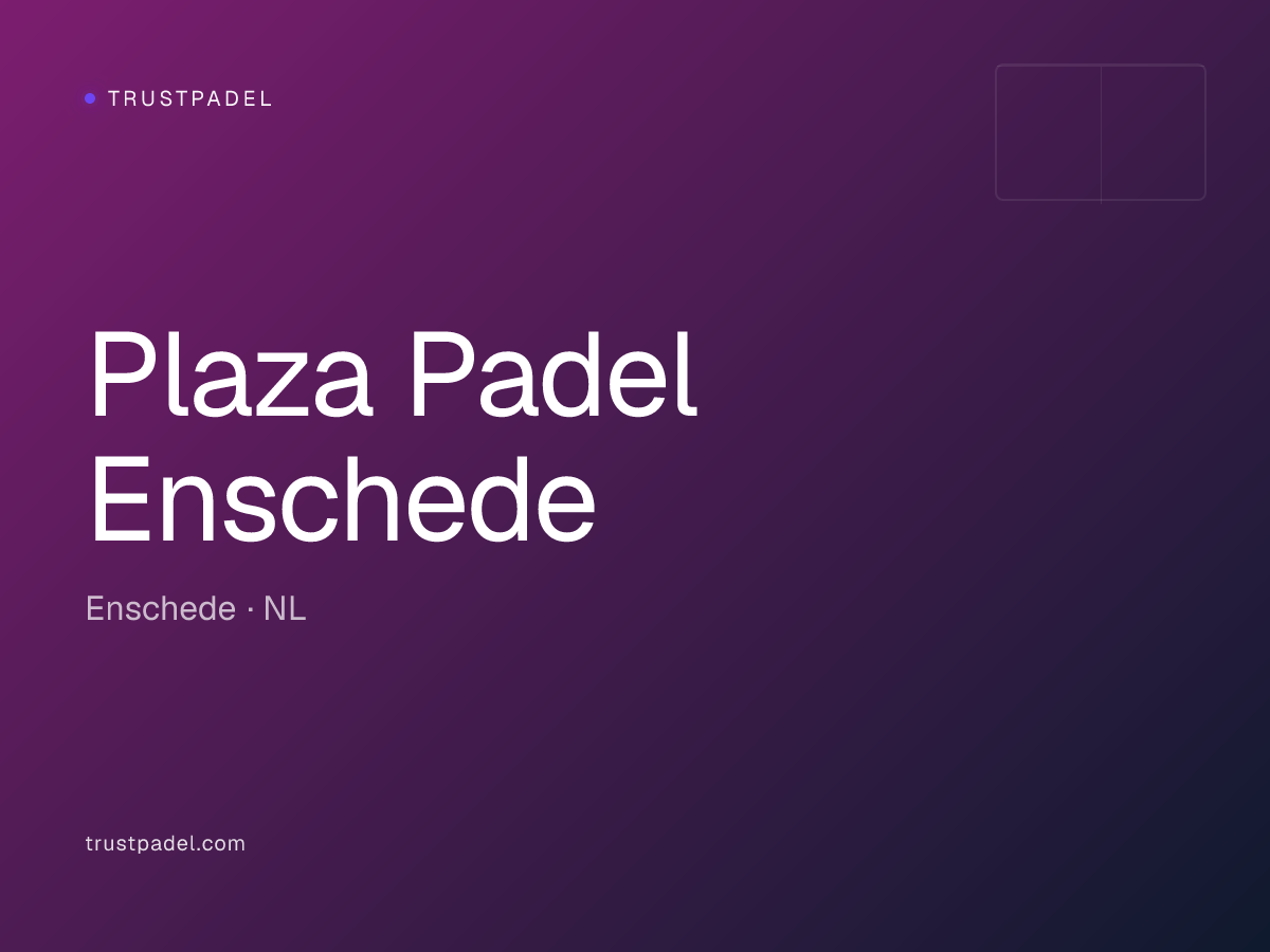 Plaza Padel Enschede padel club