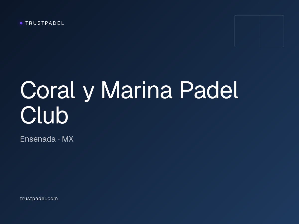 Coral y Marina Padel Club padel club