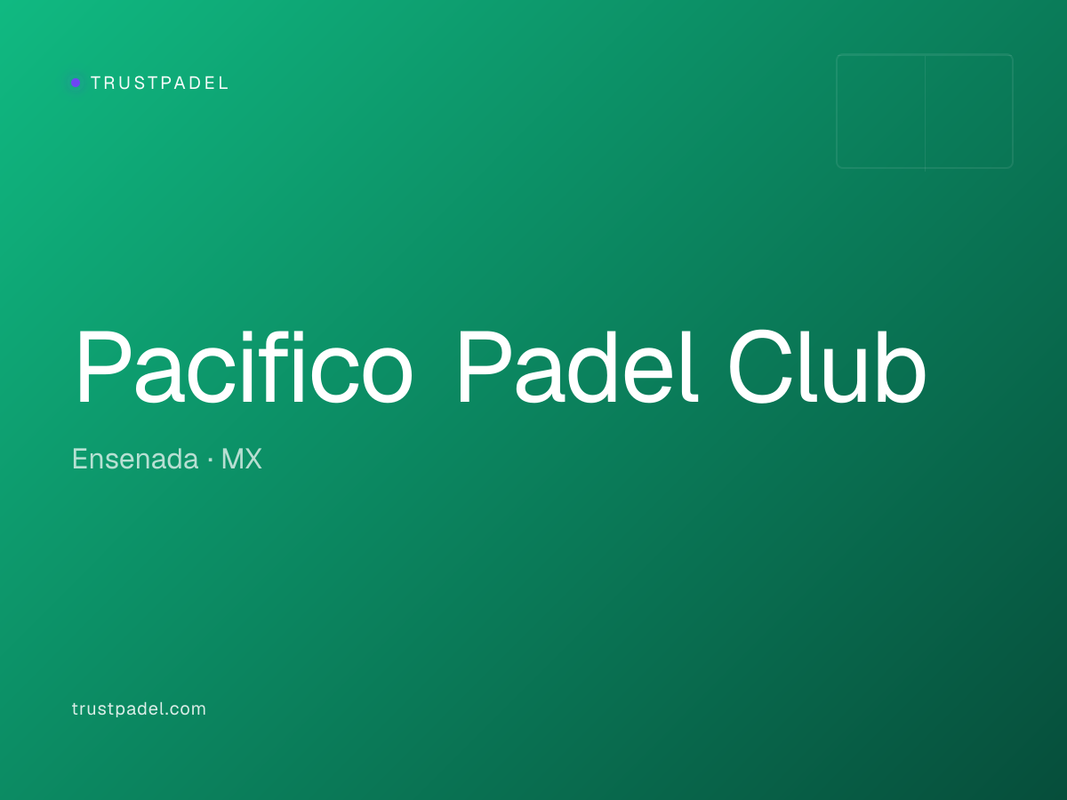 Pacifico Padel Club padel club