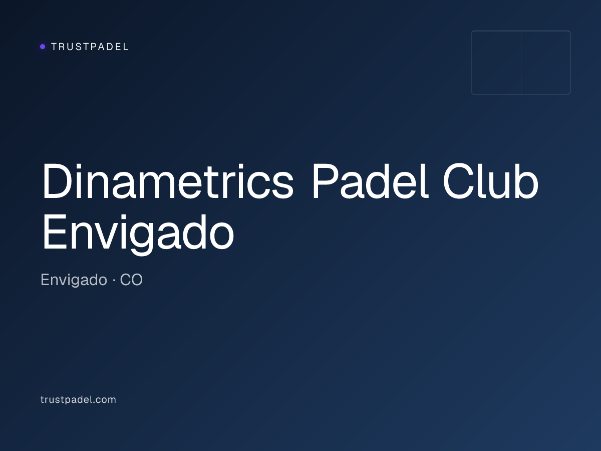 Dinametrics Padel Club Envigado padel club