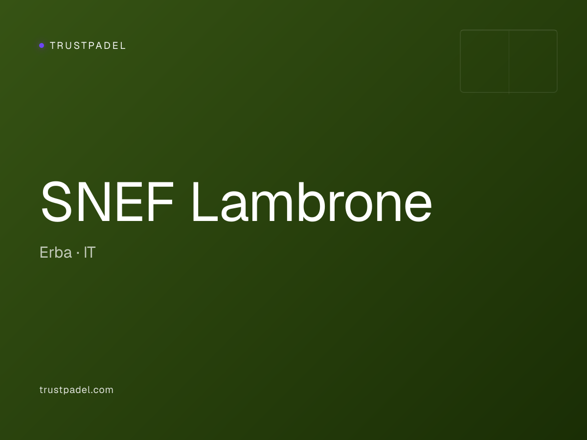 SNEF Lambrone padel club