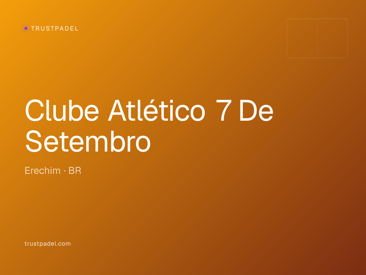 Clube Atlético 7 De Setembro padel club