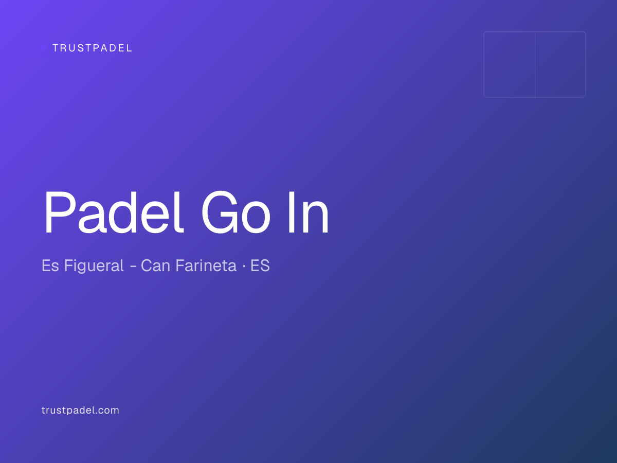 Padel Go In padel club