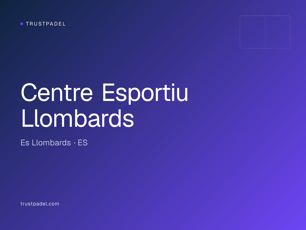 Centre Esportiu Llombards padel club