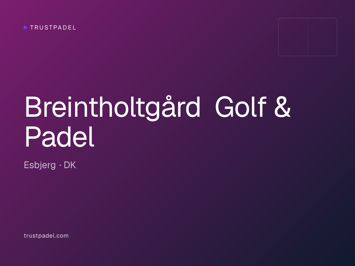Breintholtgård Golf & Padel padel club