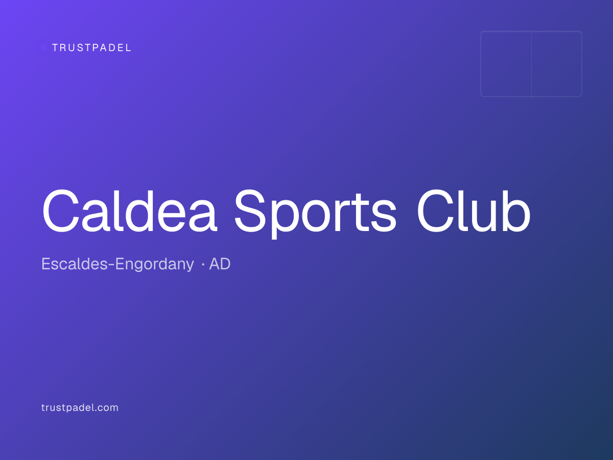 Caldea Sports Club padel club