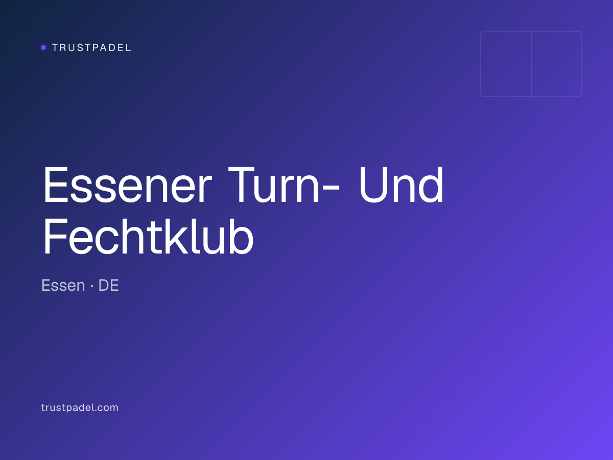 Essener Turn- Und Fechtklub padel club