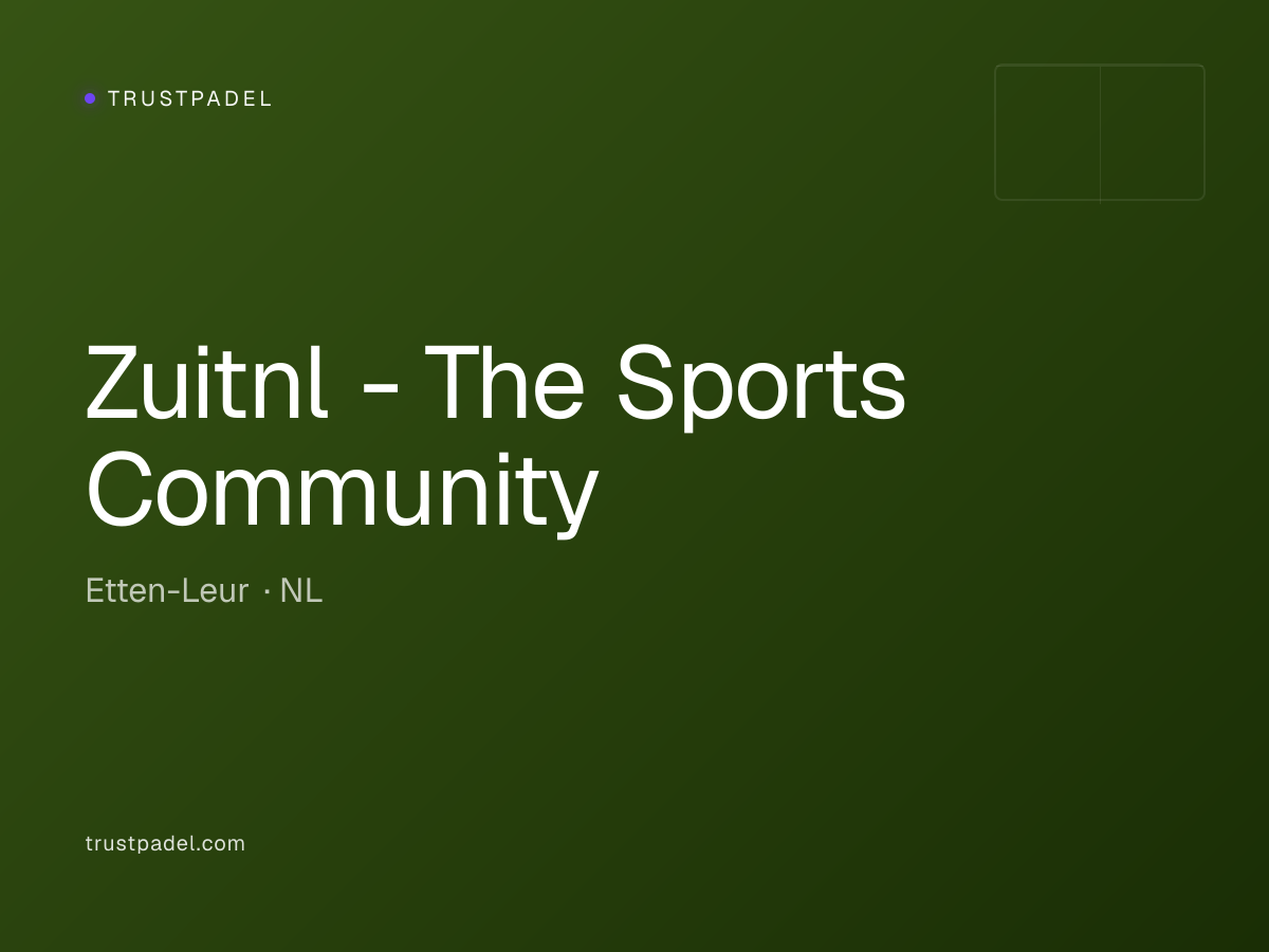 Zuitnl - The Sports Community padel club