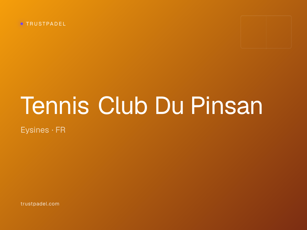 Tennis Club Du Pinsan padel club