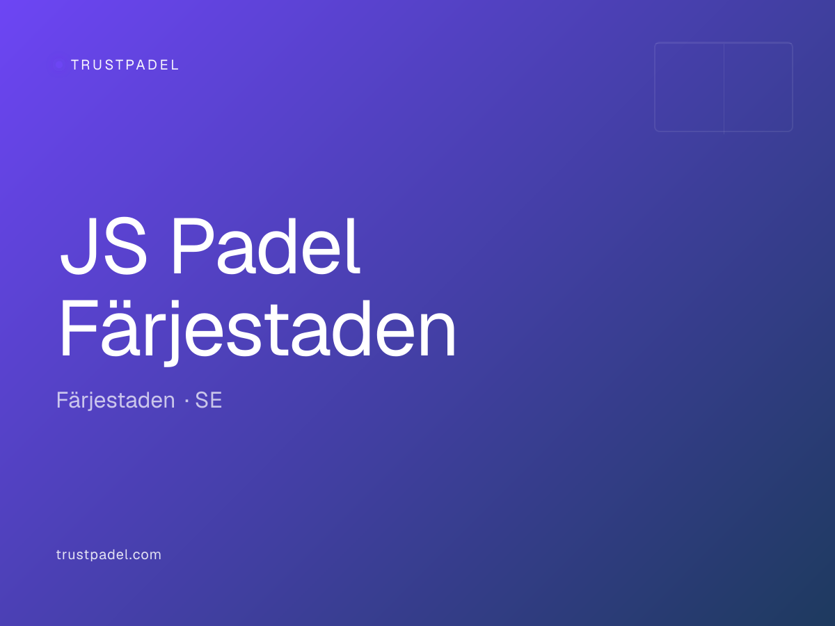 JS Padel Färjestaden padel club