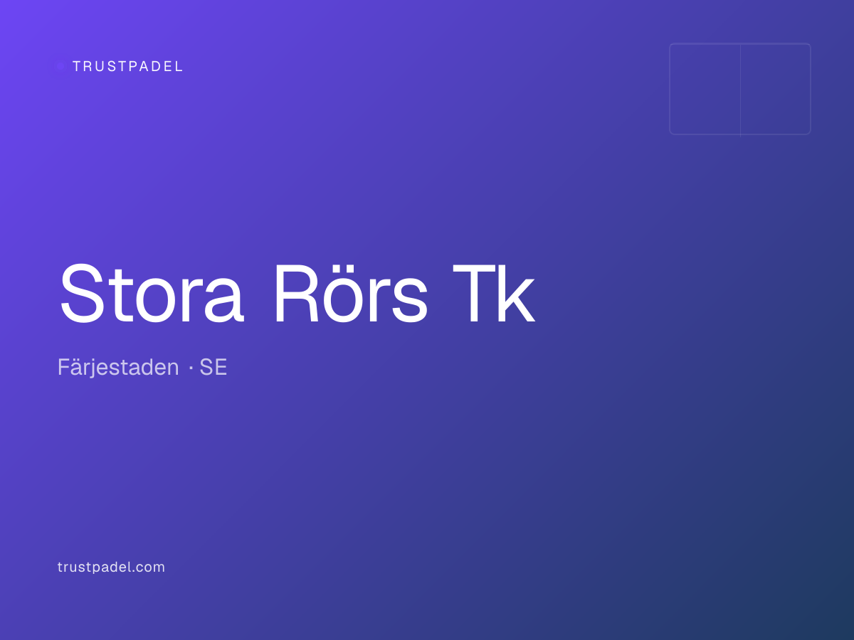 Stora Rörs Tk padel club