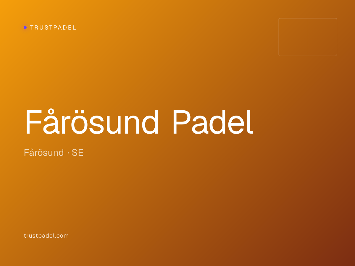 Fårösund Padel padel club