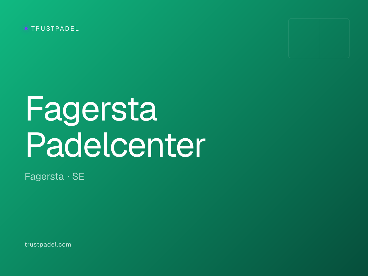Fagersta Padelcenter padel club