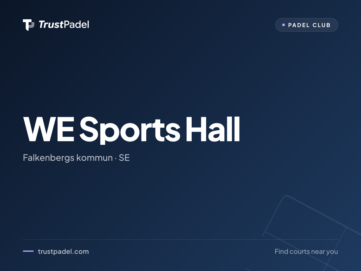 WE Sports Hall padel club