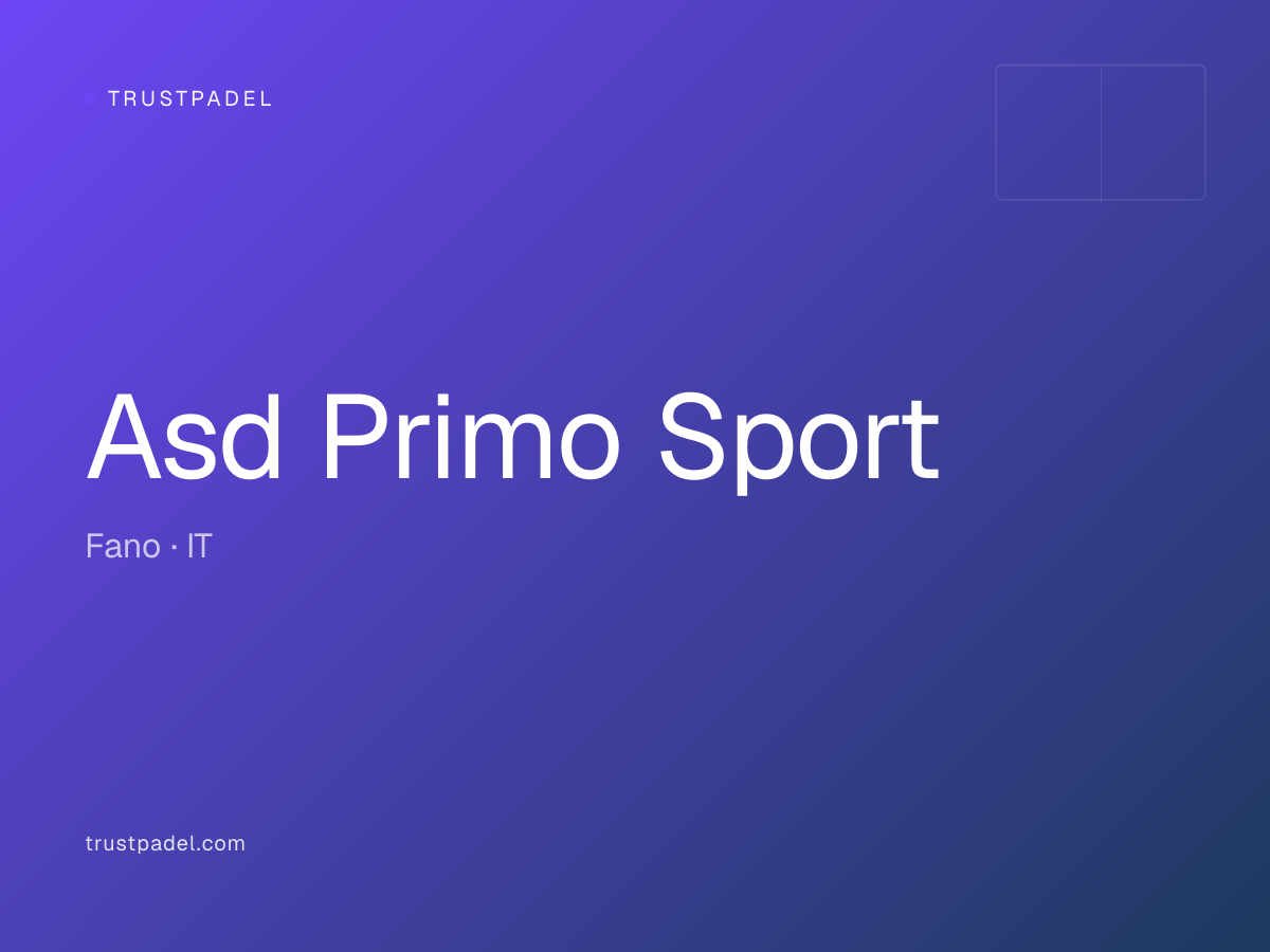 Asd Primo Sport padel club