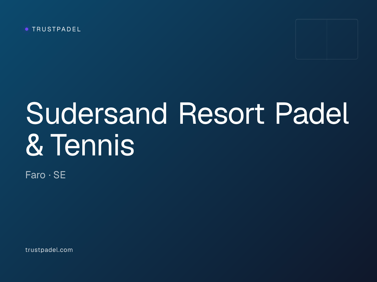 Sudersand Resort Padel & Tennis padel club