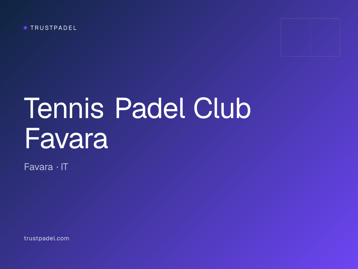 Tennis Padel Club Favara padel club