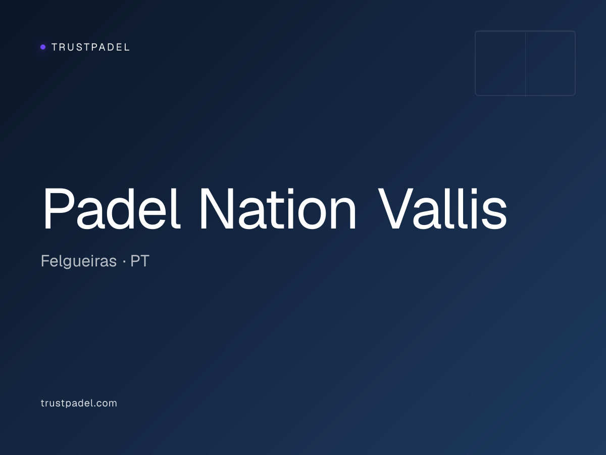 Padel Nation Vallis padel club