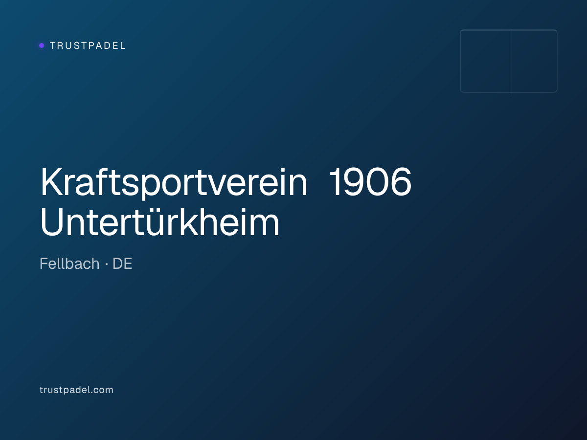 Kraftsportverein 1906 Untertürkheim padel club
