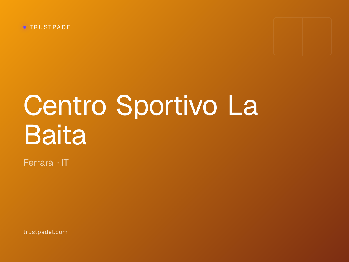 Centro Sportivo La Baita padel club