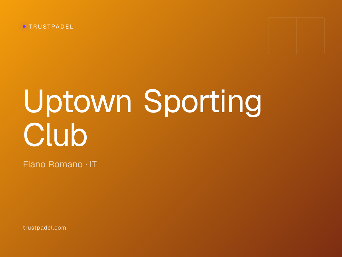 Uptown Sporting Club padel club