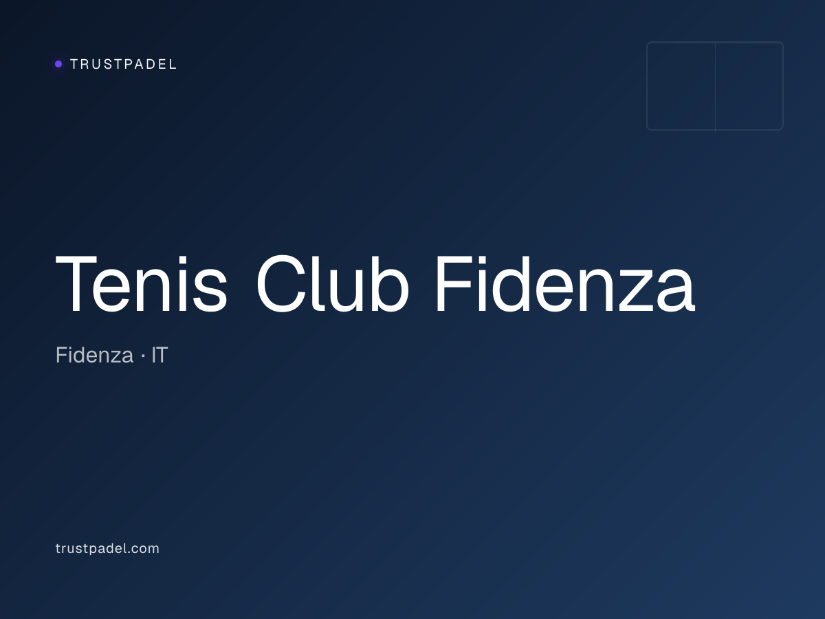 Tenis Club Fidenza padel club