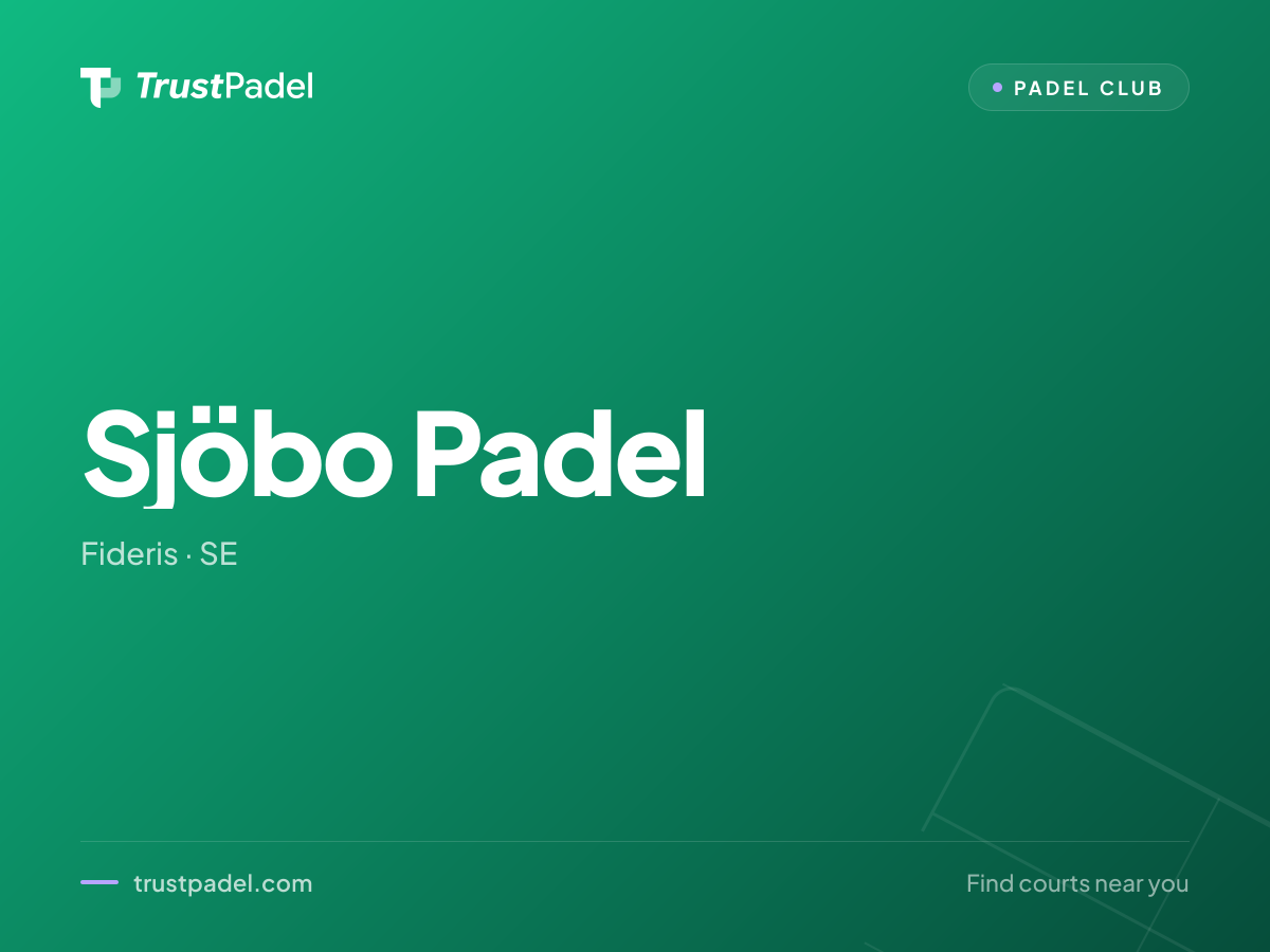 Sjöbo Padel padel club