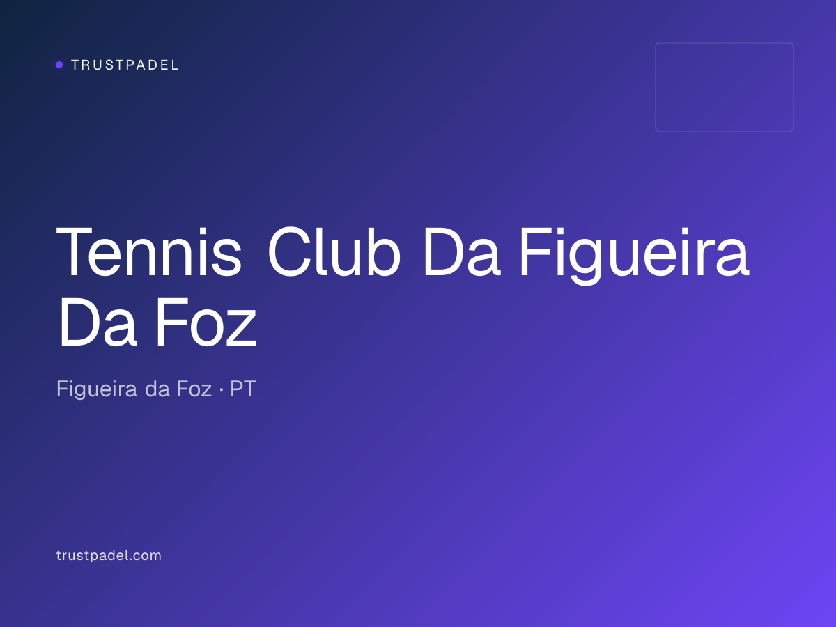 Tennis Club Da Figueira Da Foz padel club