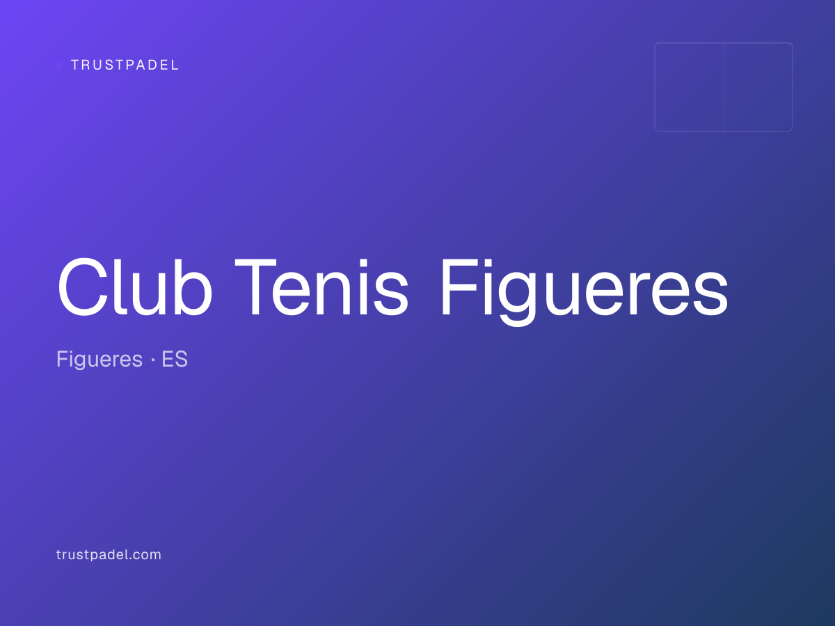 Club Tenis Figueres padel club