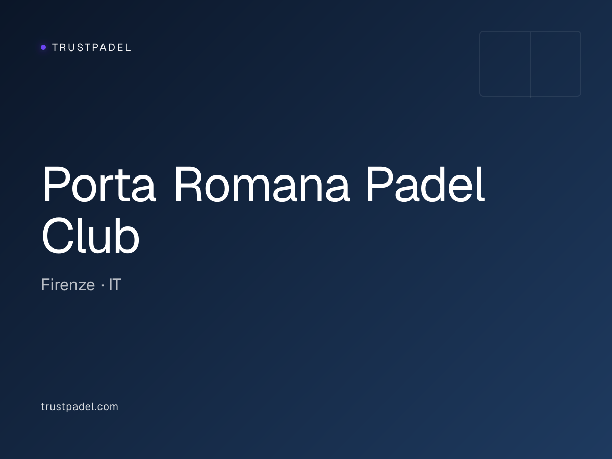 Porta Romana Padel Club padel club