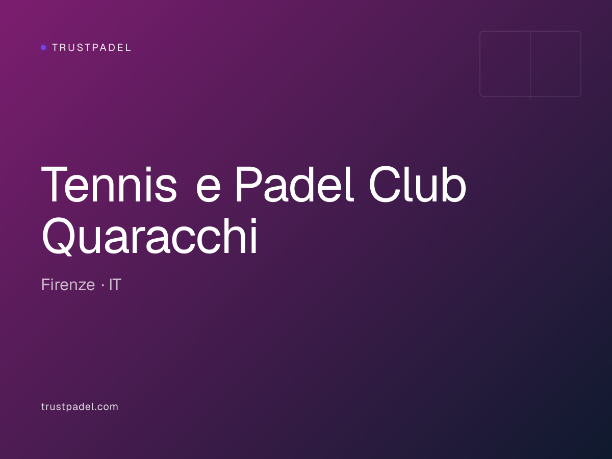 Tennis e Padel Club Quaracchi padel club
