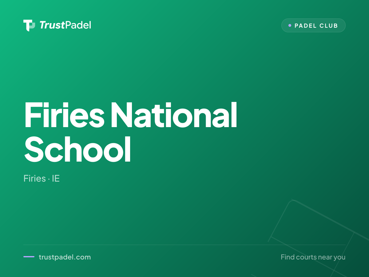 Firies National School padel club